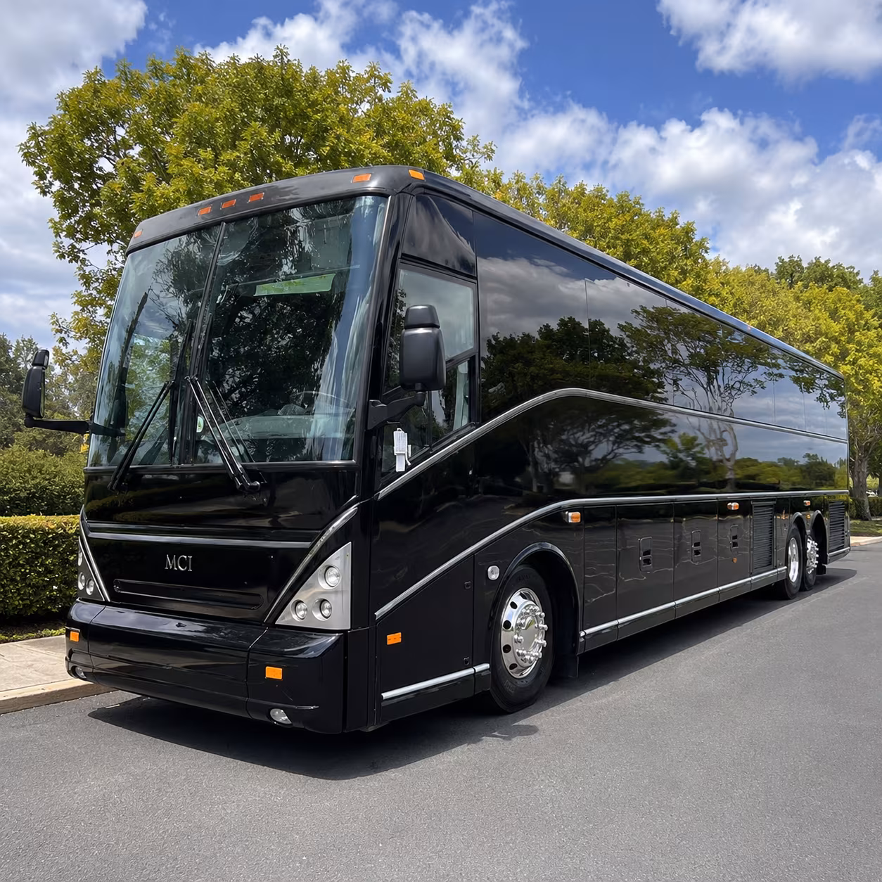 charter bus rentals for march air reserve base personnel near jurupa valley