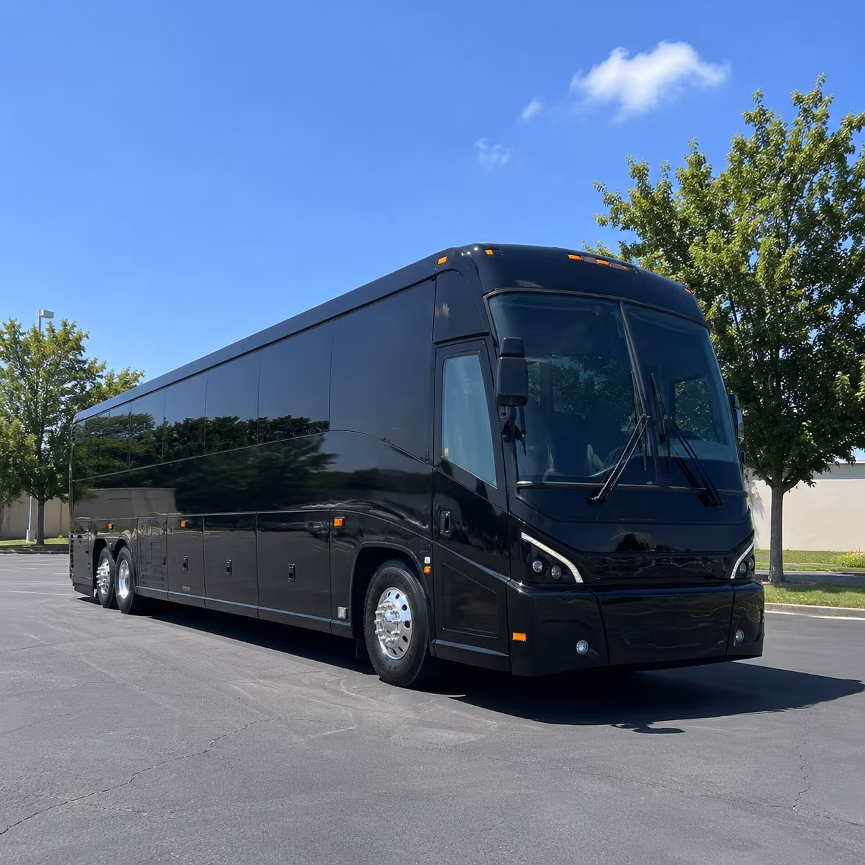 charter buses for corporate events and business shuttles