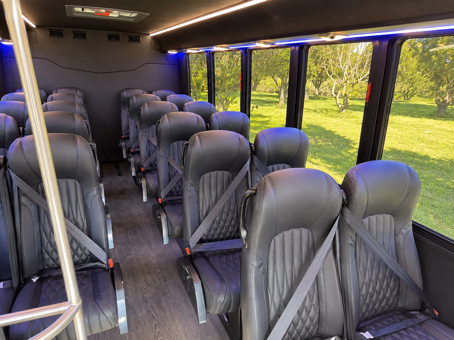 charter buses for large wedding groups traveling across the inland empire