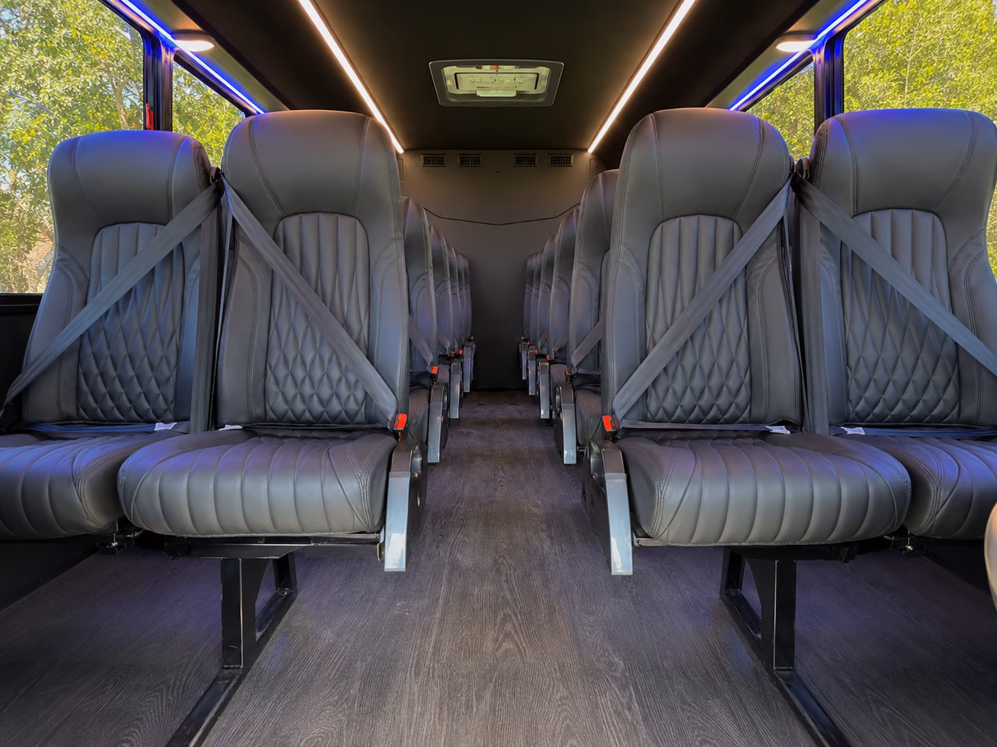 jurupa valley 15 passenger minibus inside