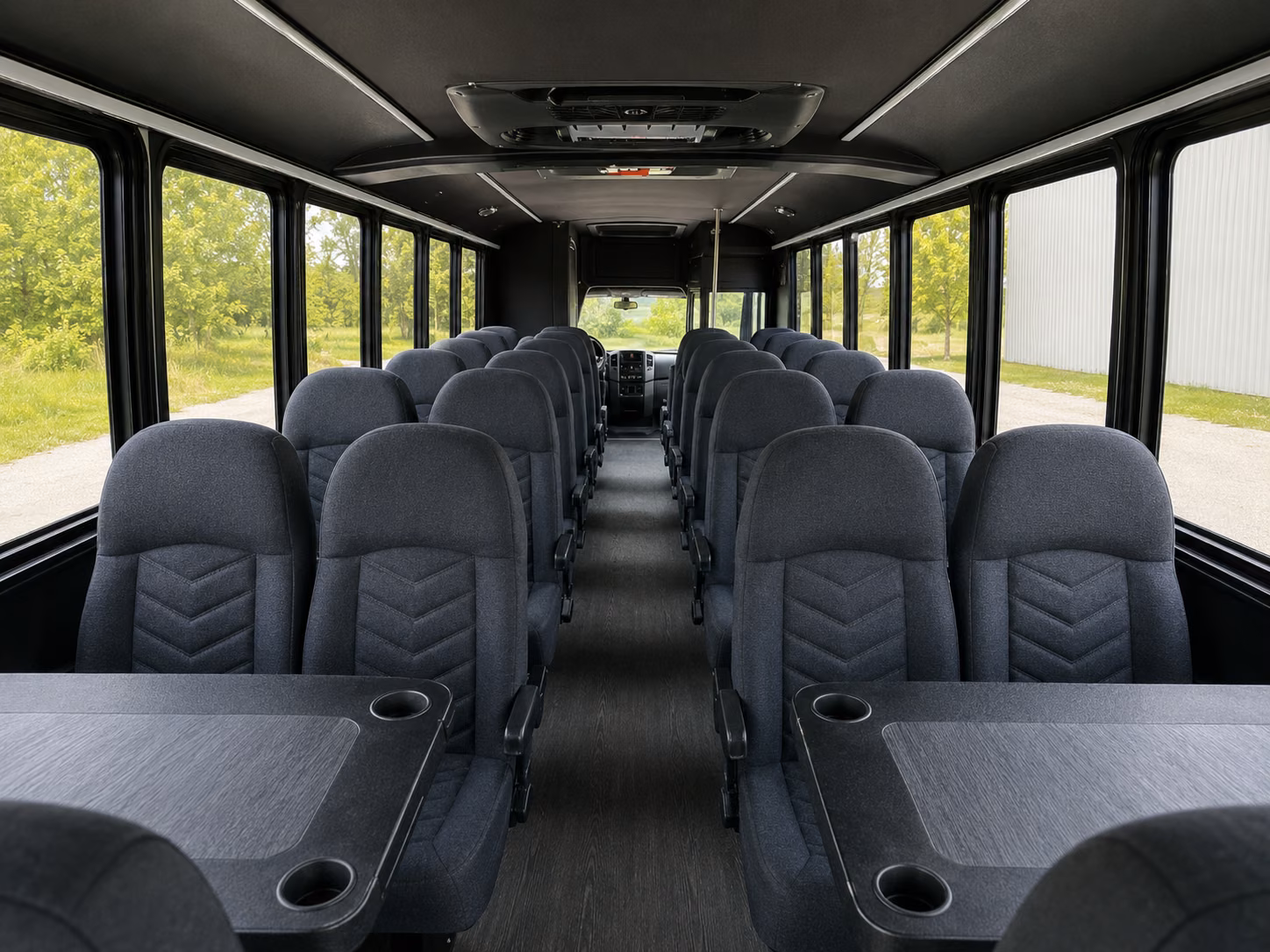jurupa valley 15 passenger minibus interior