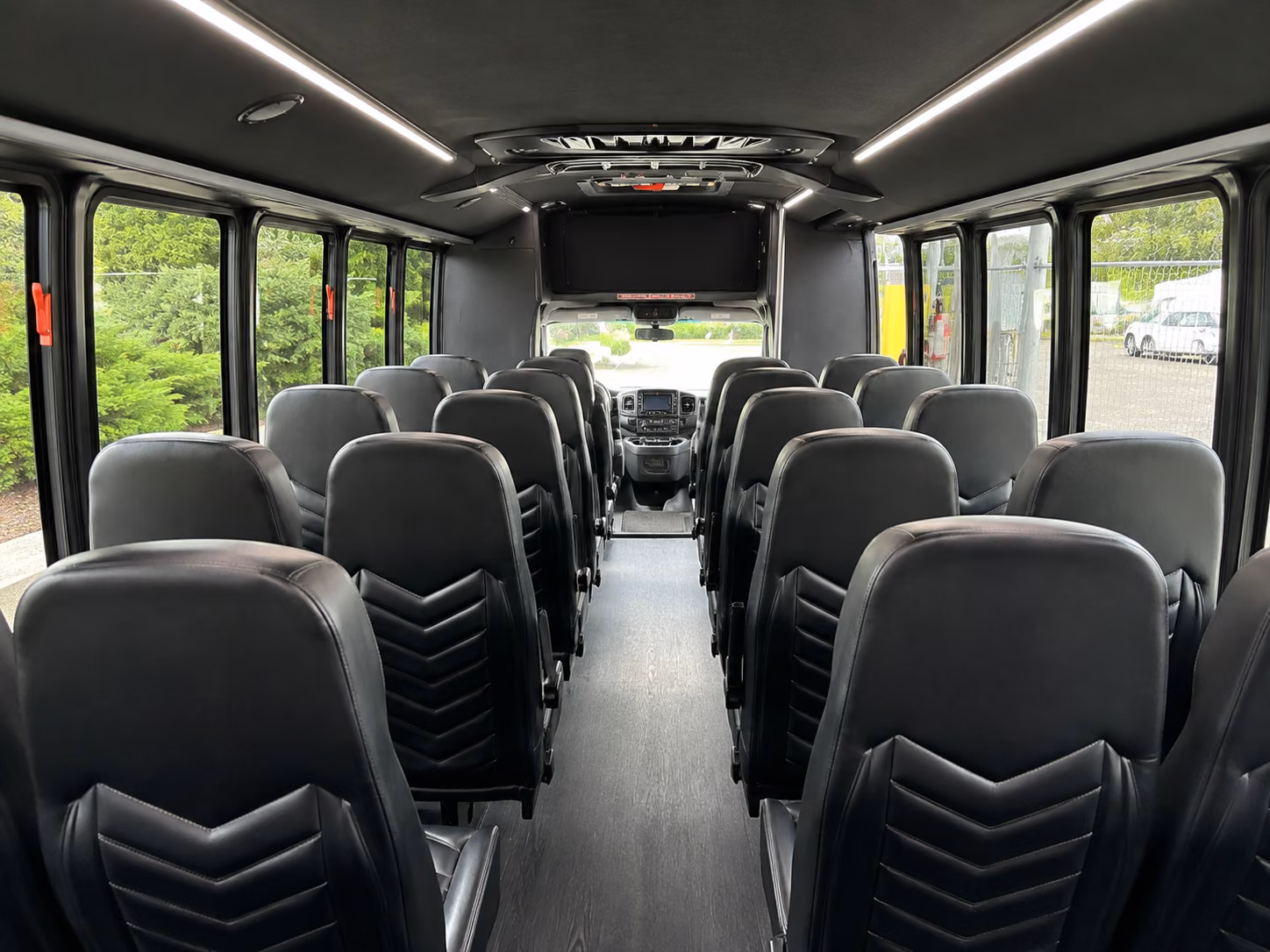 jurupa valley 20 passenger minibus interior