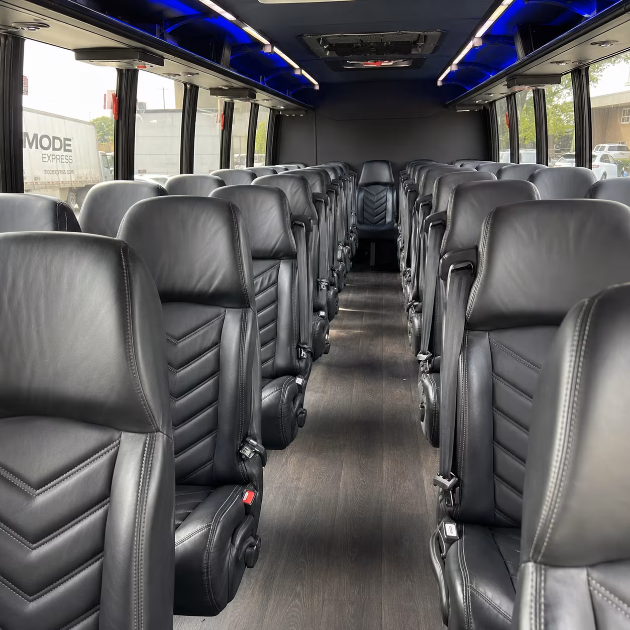 jurupa valley 35 passenger minibus inside