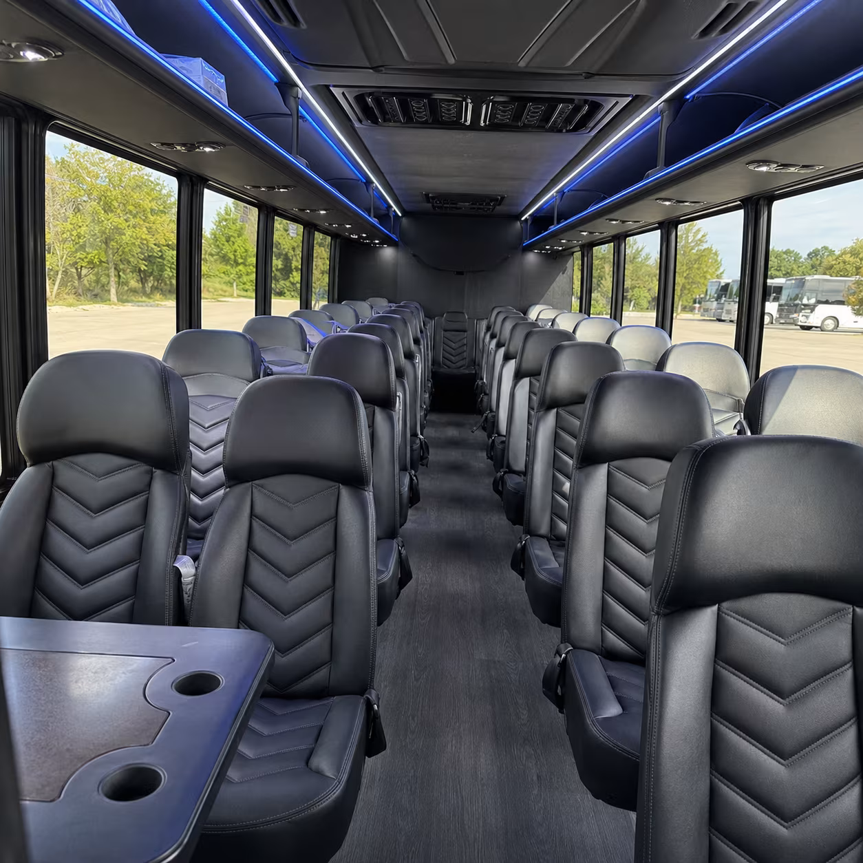 jurupa valley 35 passenger minibus interior