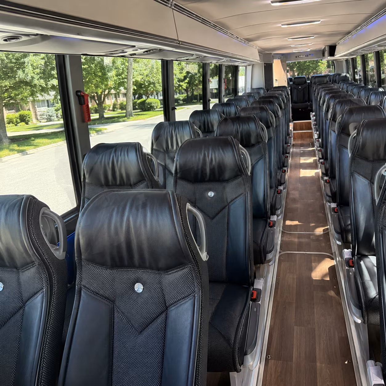 jurupa valley 56 passenger charter bus interior