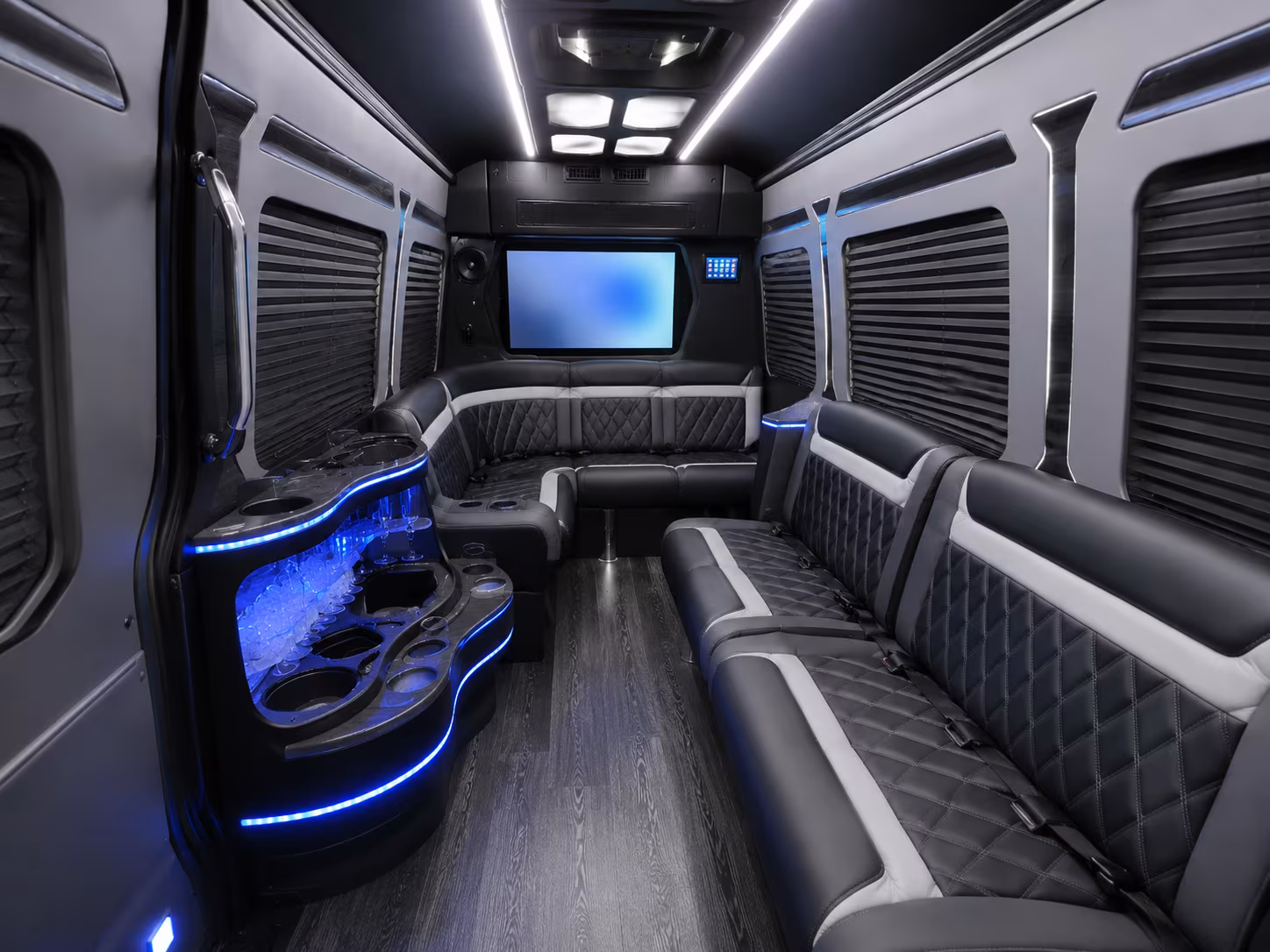 jurupa valley sprinter limousine inside