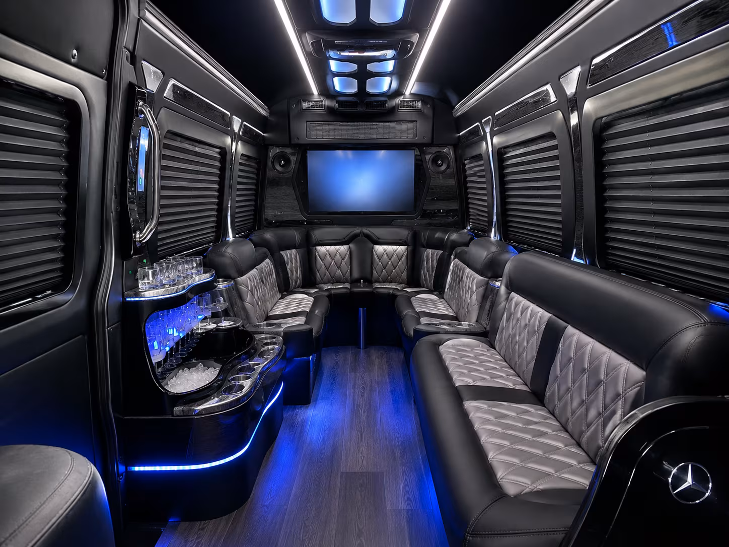 jurupa valley sprinter limousine interior