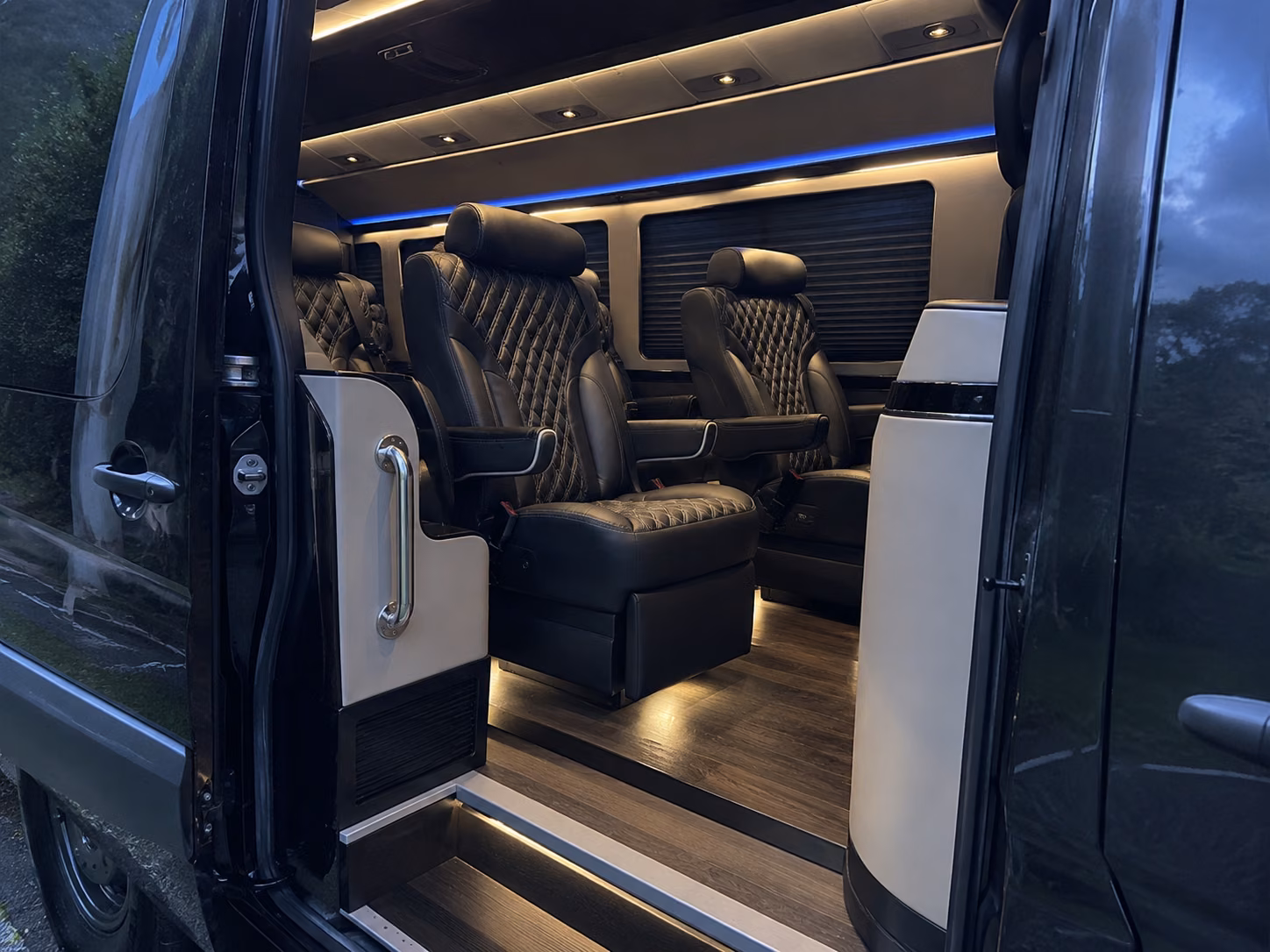 jurupa valley sprinter van with driver interior
