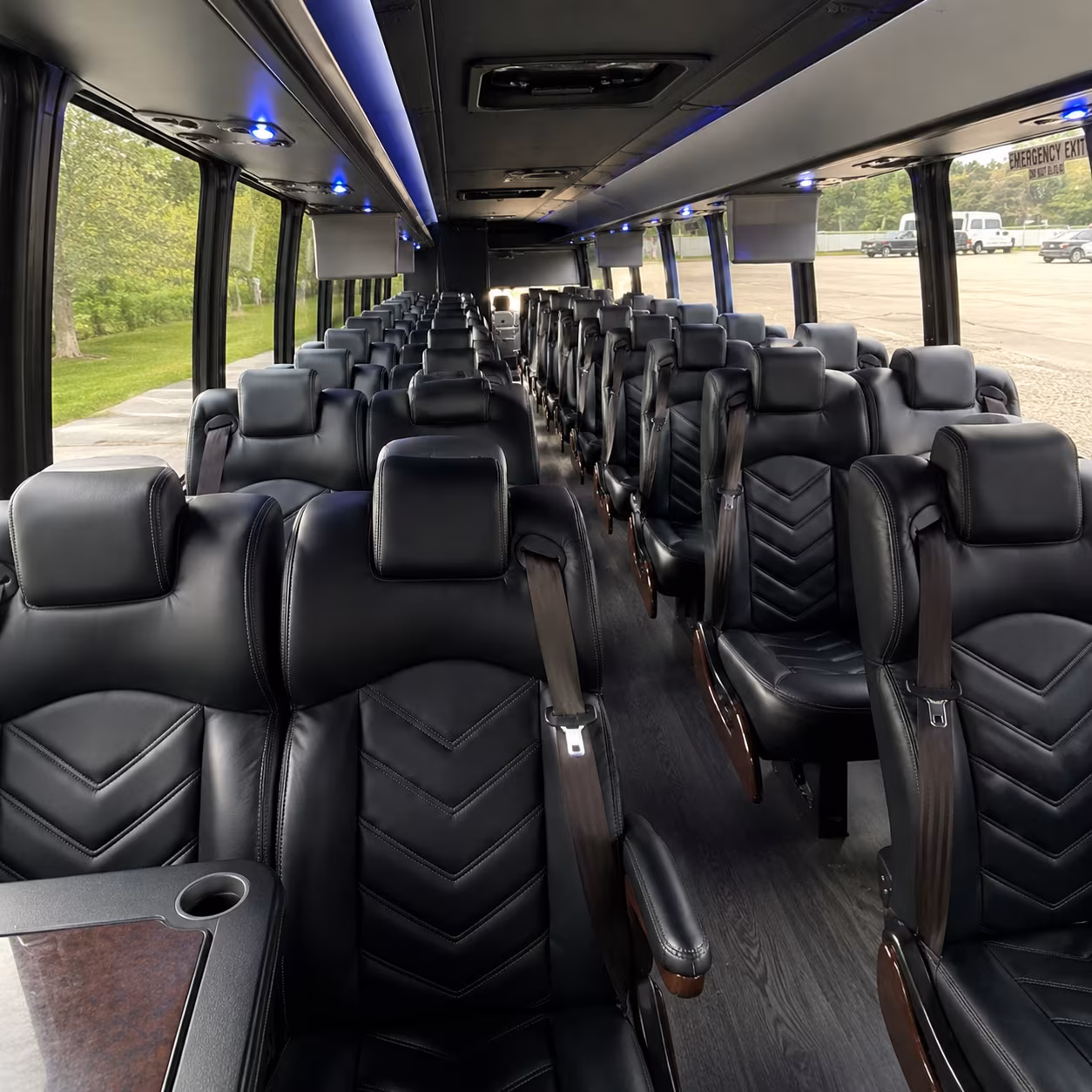 jurupa valley wedding transportation onboard seating